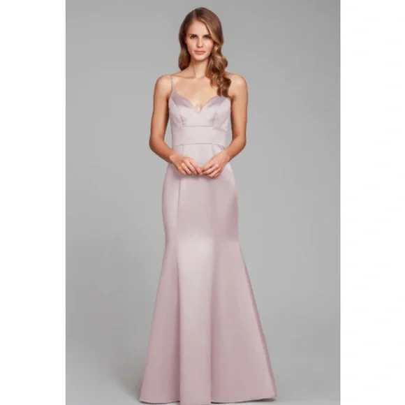 strapless open back dress Hayley Paige Occasions main image 0